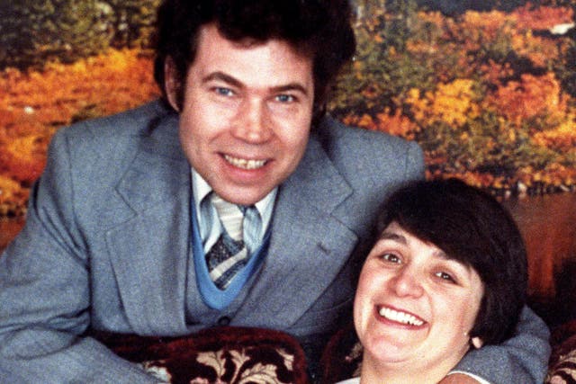 <p>Fred and Rose West in 1994, the year they were arrested for 12 murders </p>