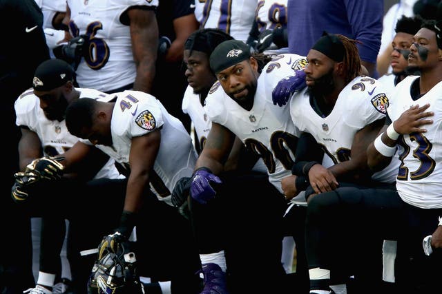 NFL players have staged anthem protests since 2016 to highlight racial inequality and police violence