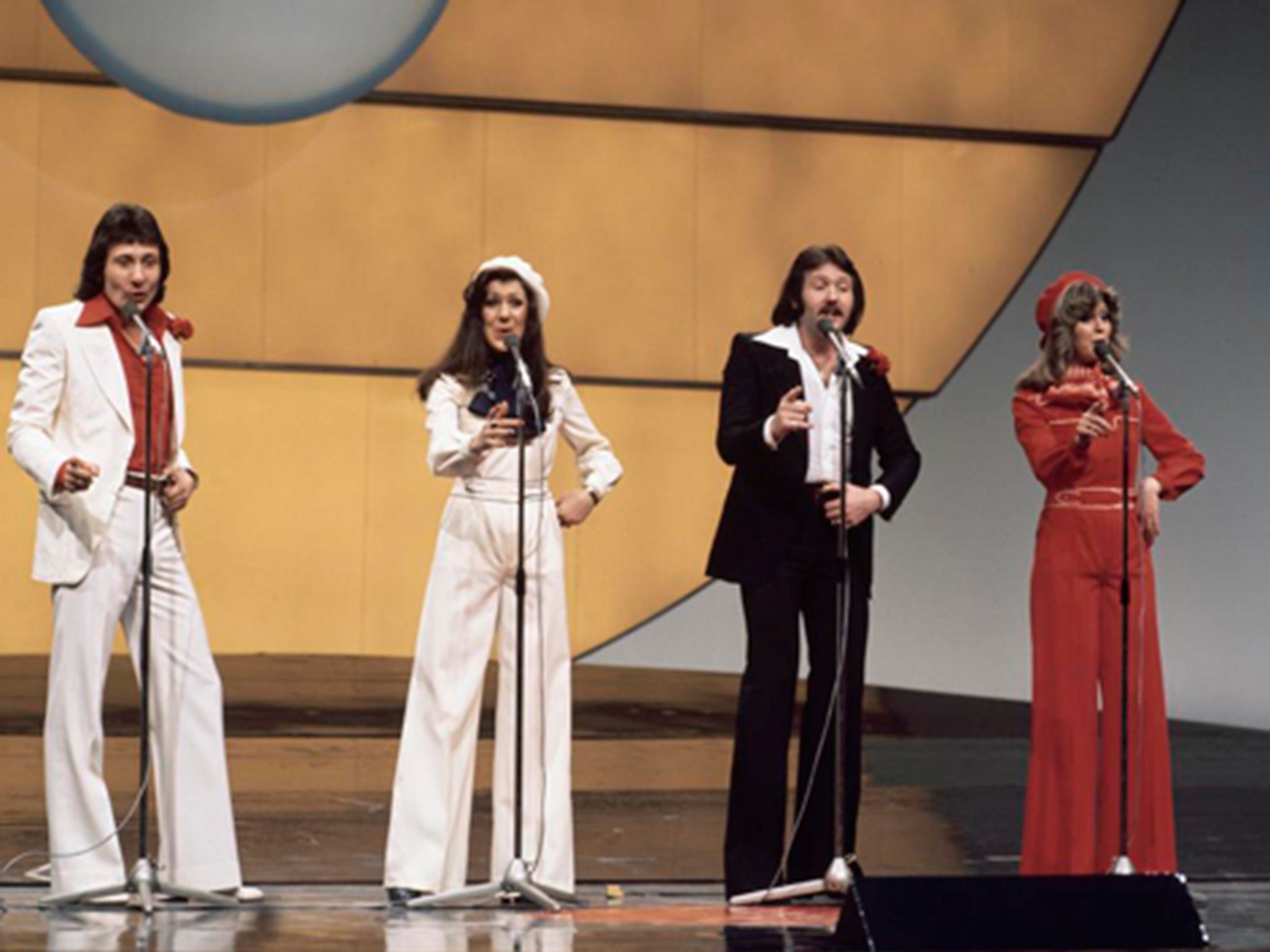 Brotherhood of Man win for the UK in 1976