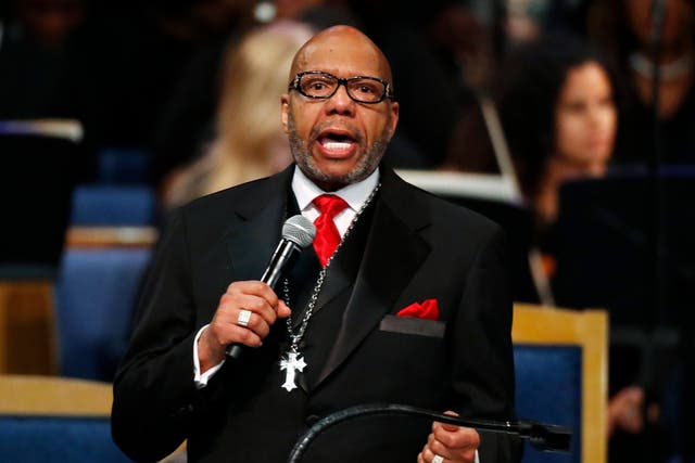 Rev. Jasper Williams was criticised by the family of the late Aretha Franklin for what they branded an 'offensive' eulogy