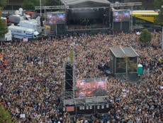 Crowds shout 'Nazis out' as 60,000 attend anti-racism gig in Germany