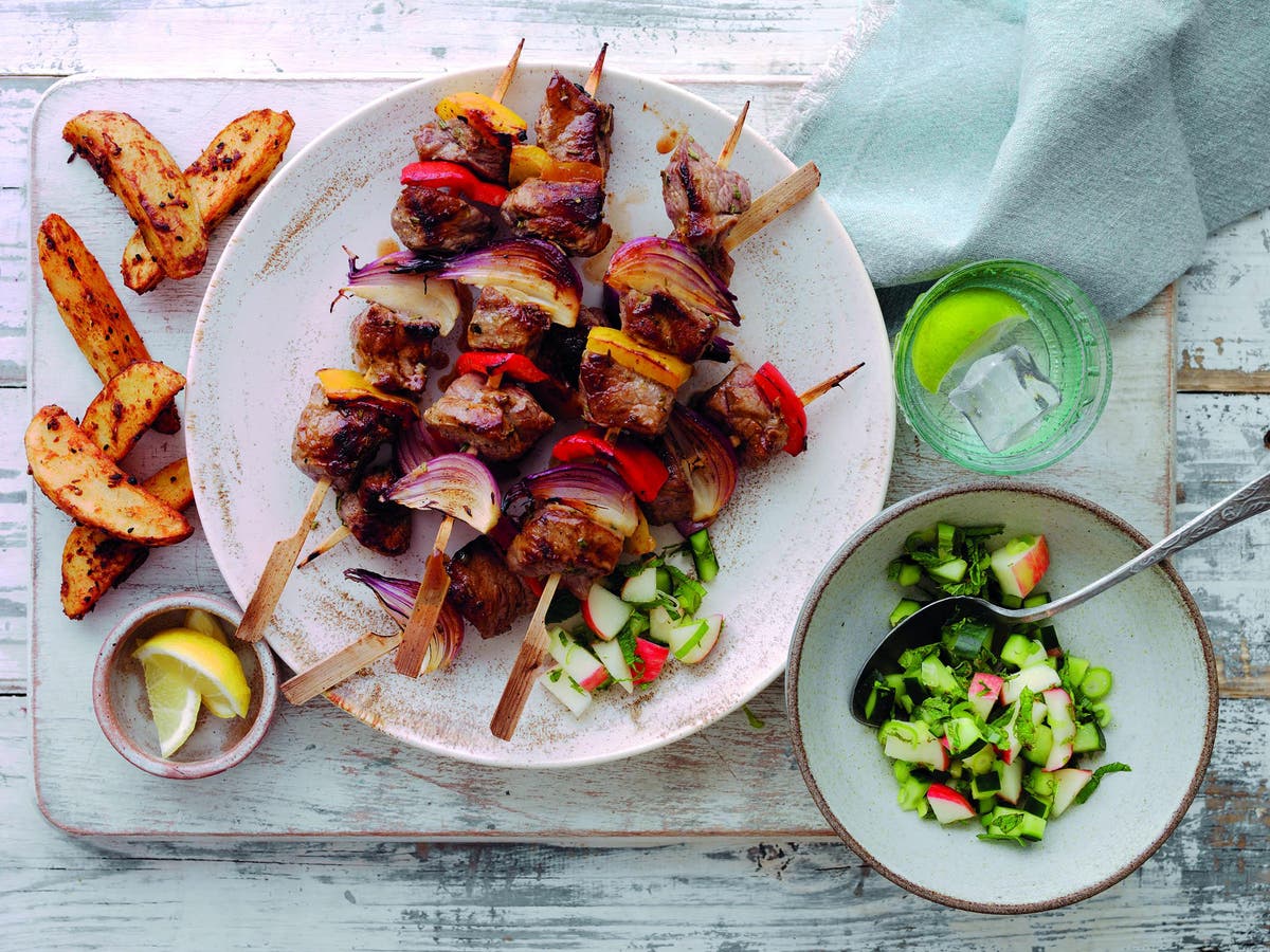 How to make honey and mustard lamb kebabs The Independent The