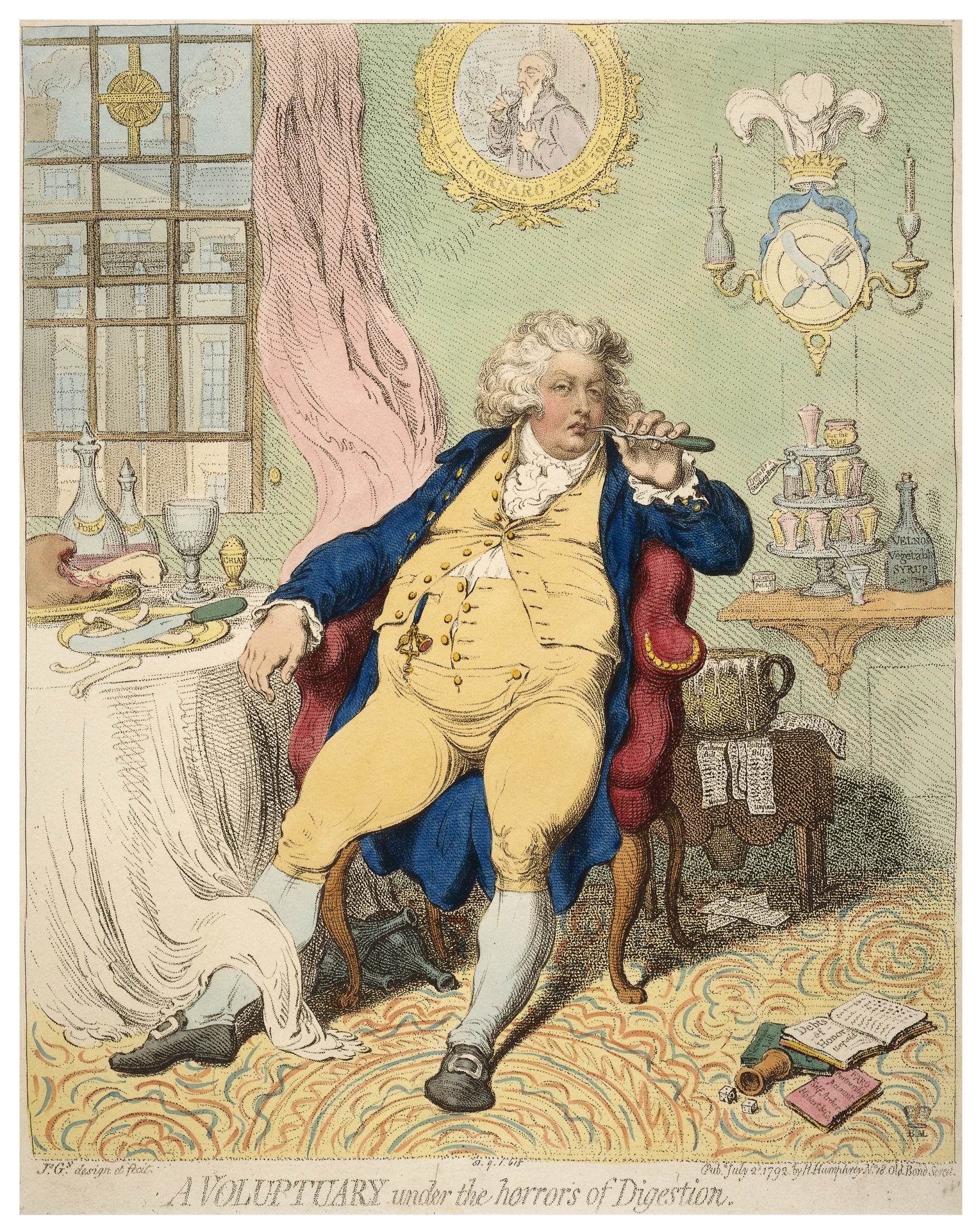 Crowning glory: James Gillary’s 18th century work capturing the Prince Regent