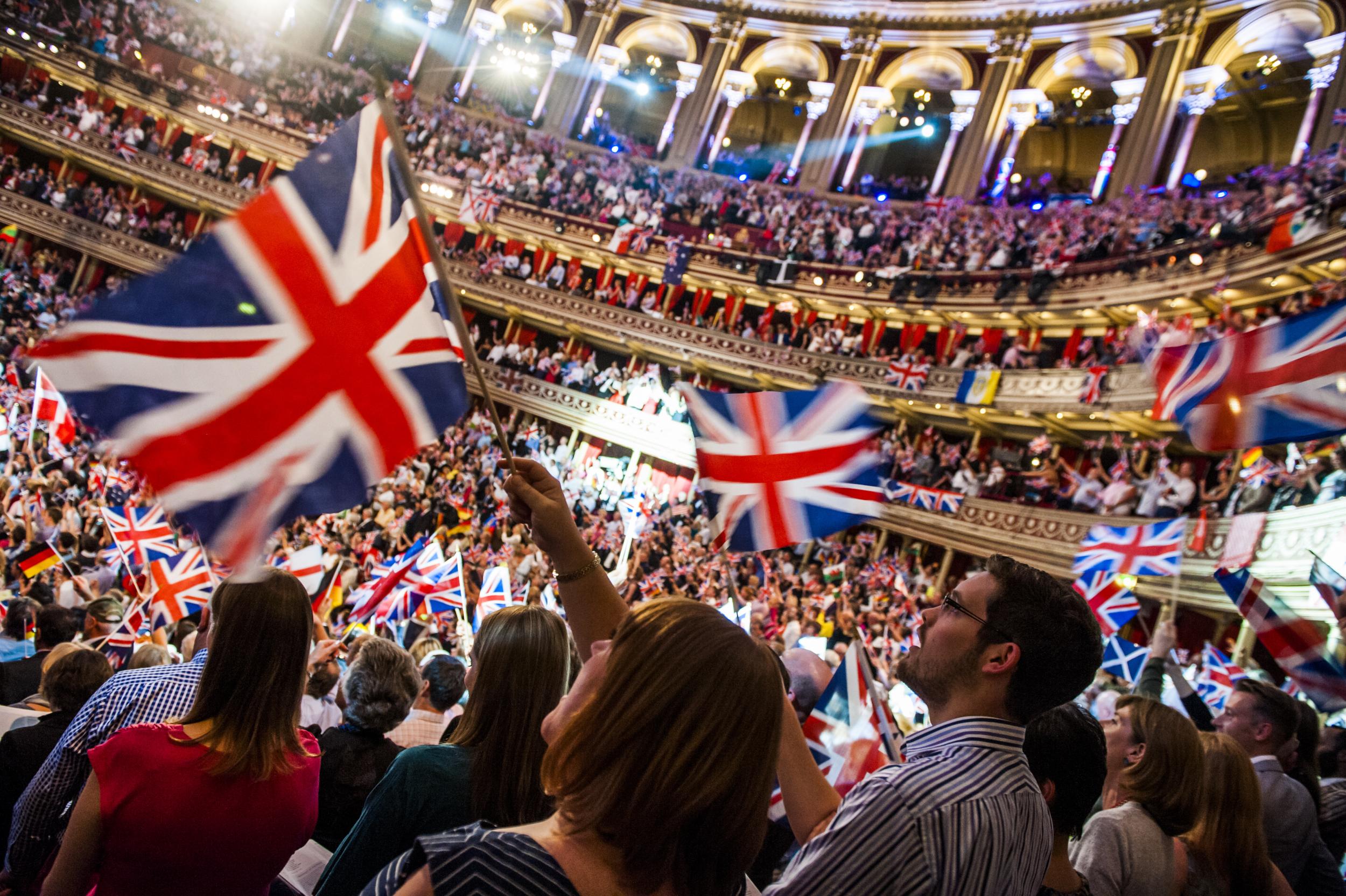 Pomp and nationalism at The Last Night of the BBC Proms at the Royal Albert Hall, London