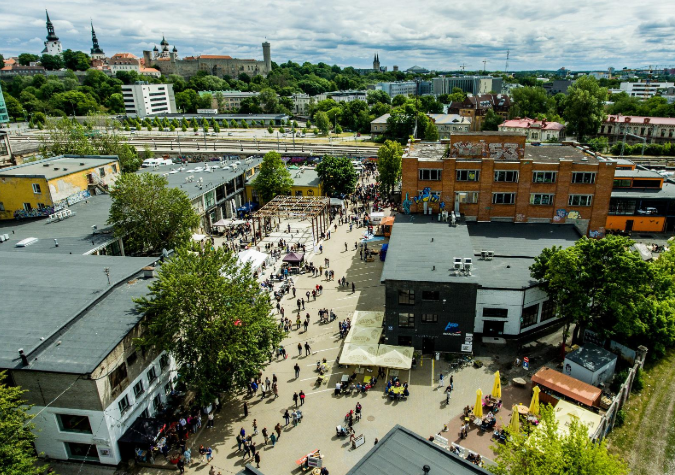 The sprawling Telliskivi Creative City is ideal for shopping