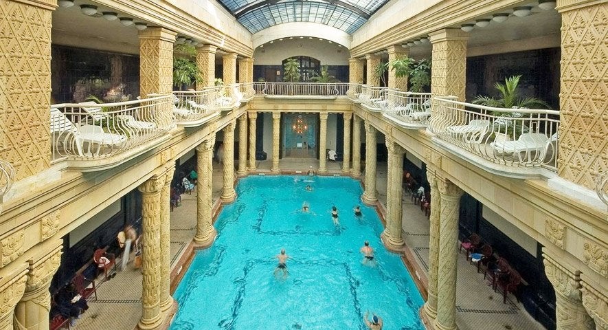 Visitors flock to Budapest for its thermal baths