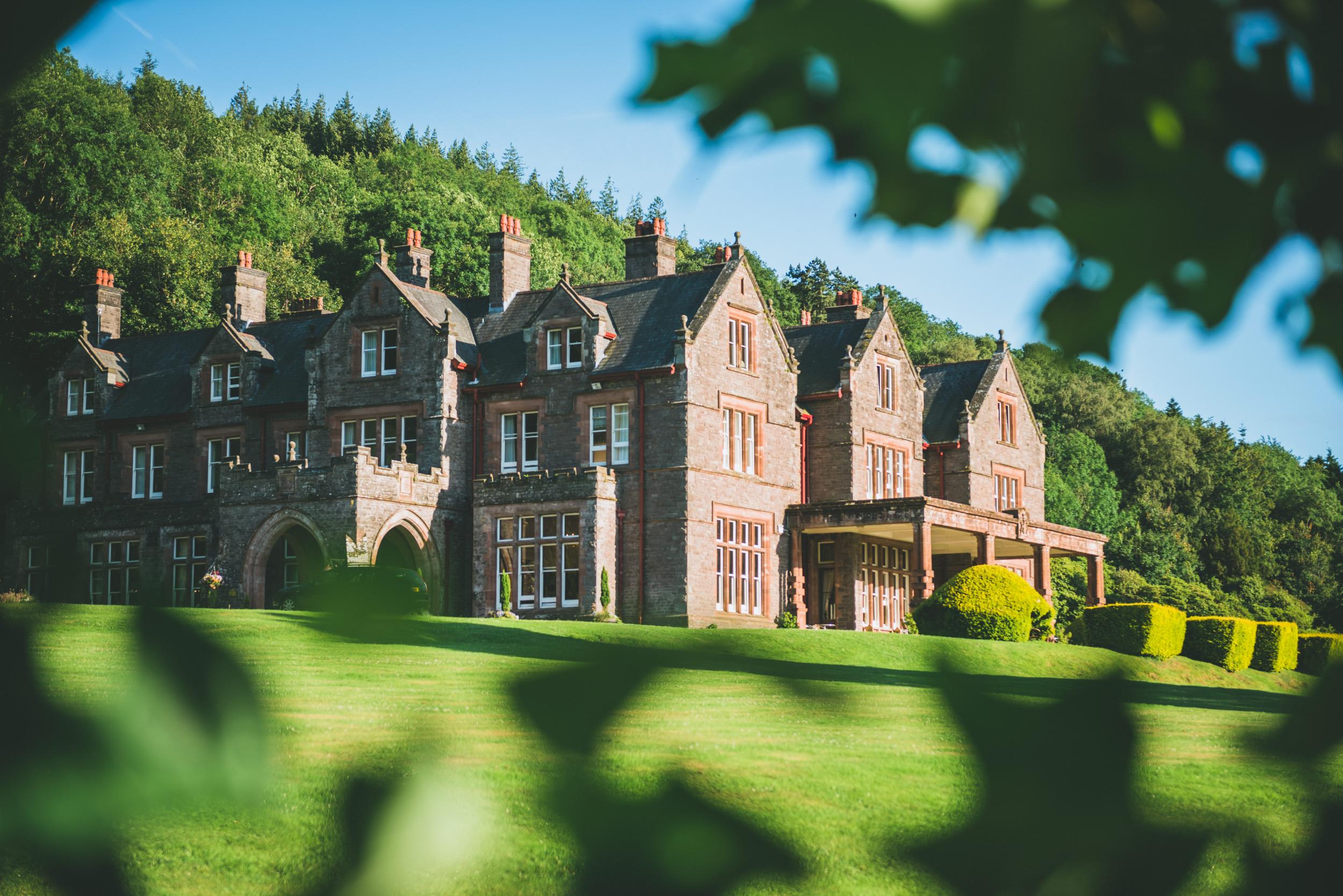 Buckland Hall in Brecon, where the Path of Love retreat took place in the UK