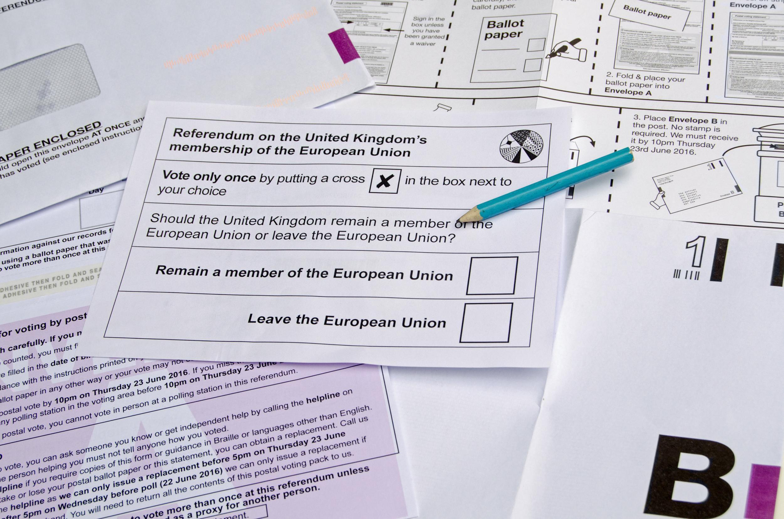 One option would be to reuse the ballot paper from 2016
