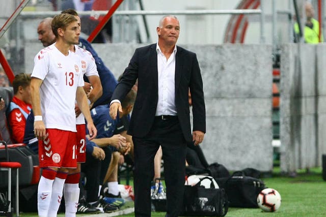 John Jenson took temporary charge of the heavily changed Denmark team