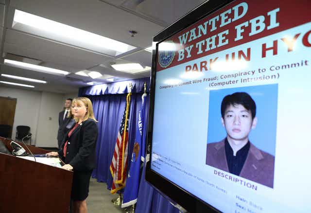 First Assistant US Attorney Tracy Wilkison announces charges against a North Korean national in a range of cyberattacks