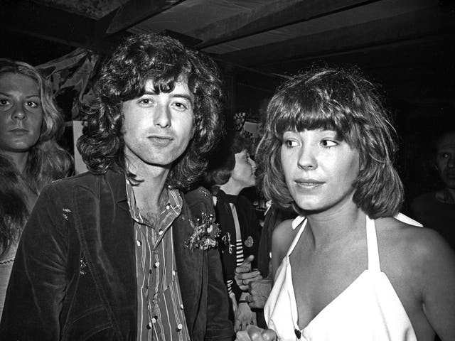 Jimmy Page and Pamela Des Barres in 1973