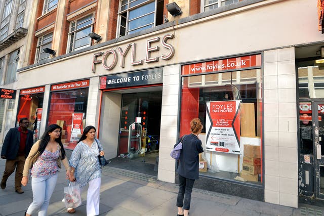 The sale includes the Foyles flagship store in Charing Cross