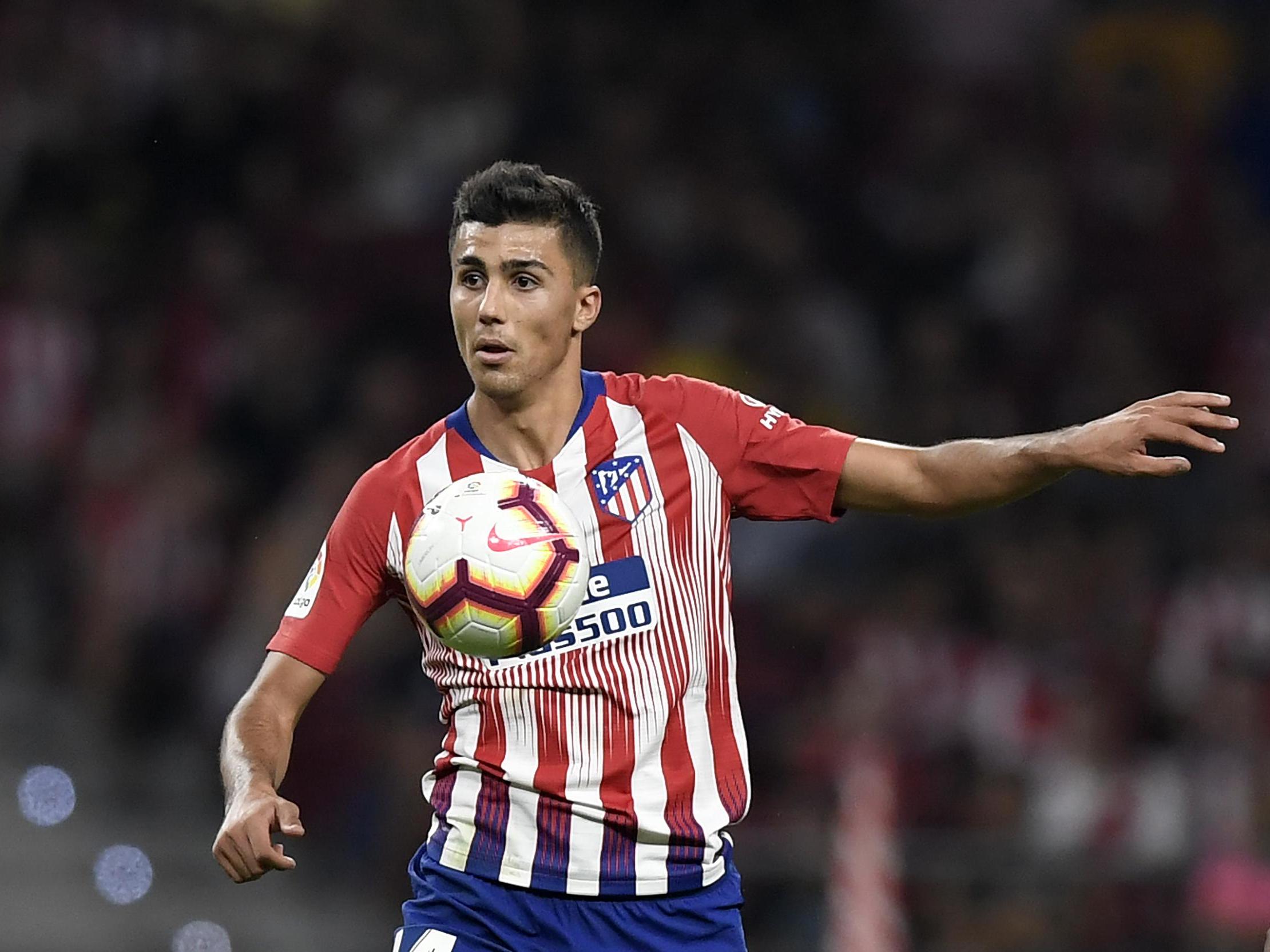 Rodri in action for Atletico Madrid during a La Liga match