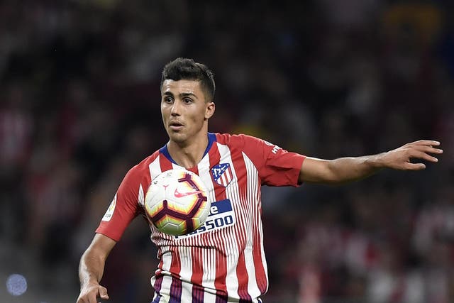 Rodri in action for Atletico Madrid during a La Liga match