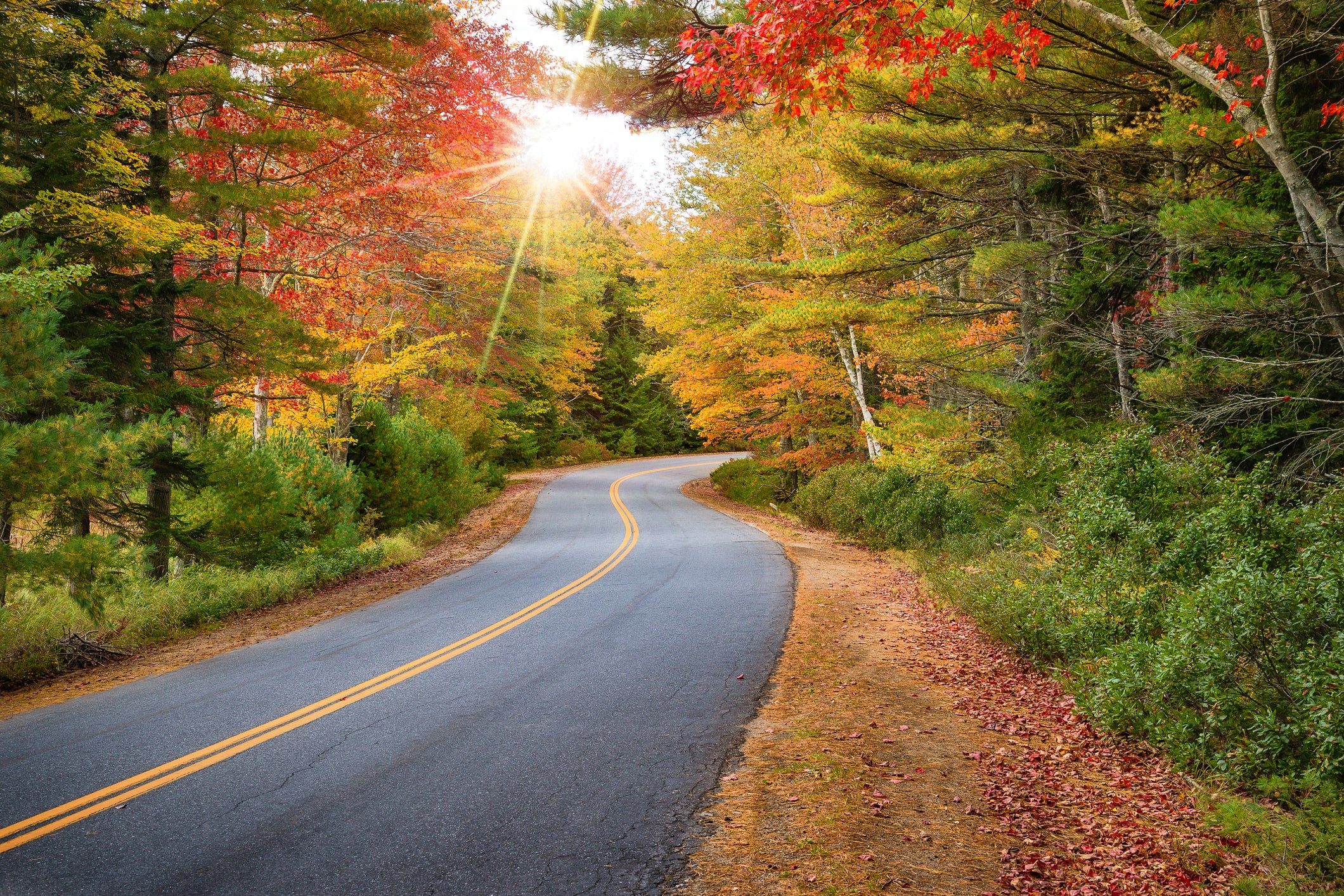The best time to drive through New England? In autumn