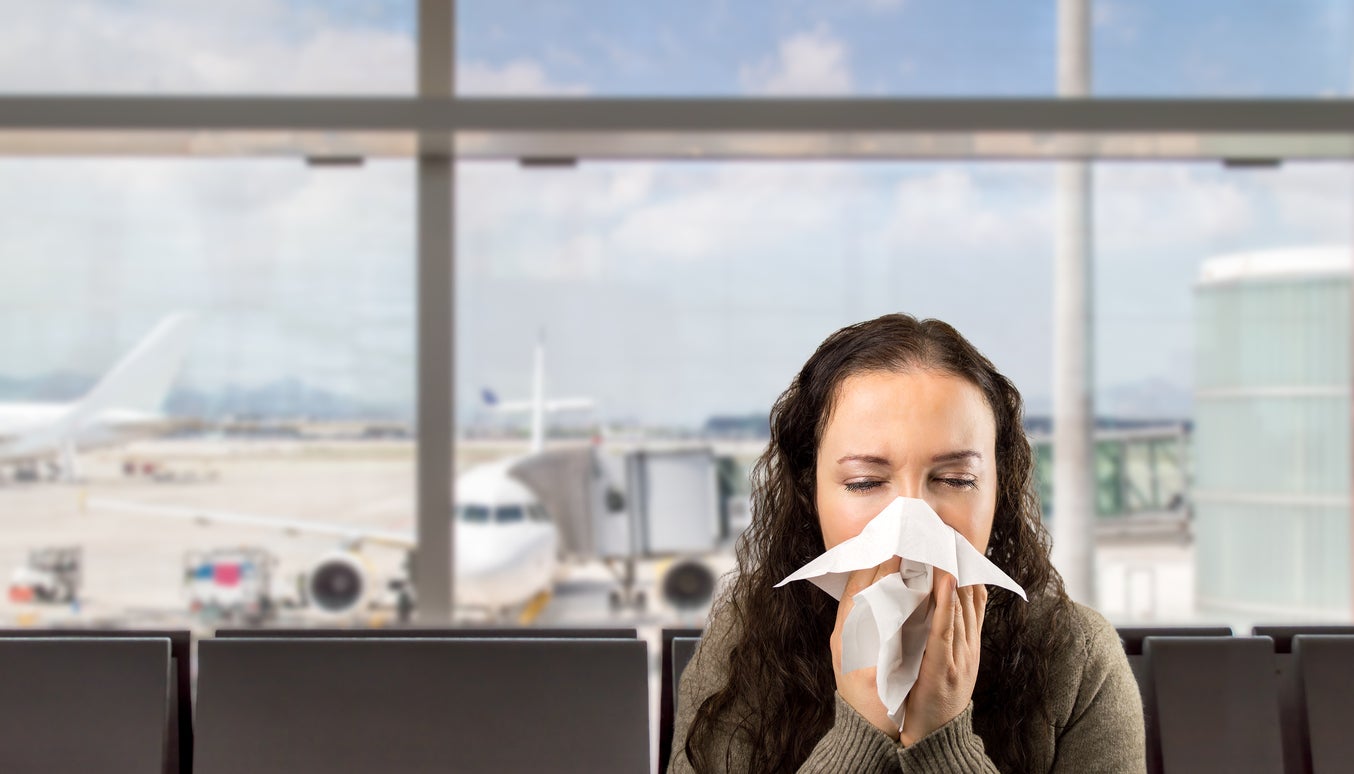 Passengers sometimes complain of feeling ill after a flight