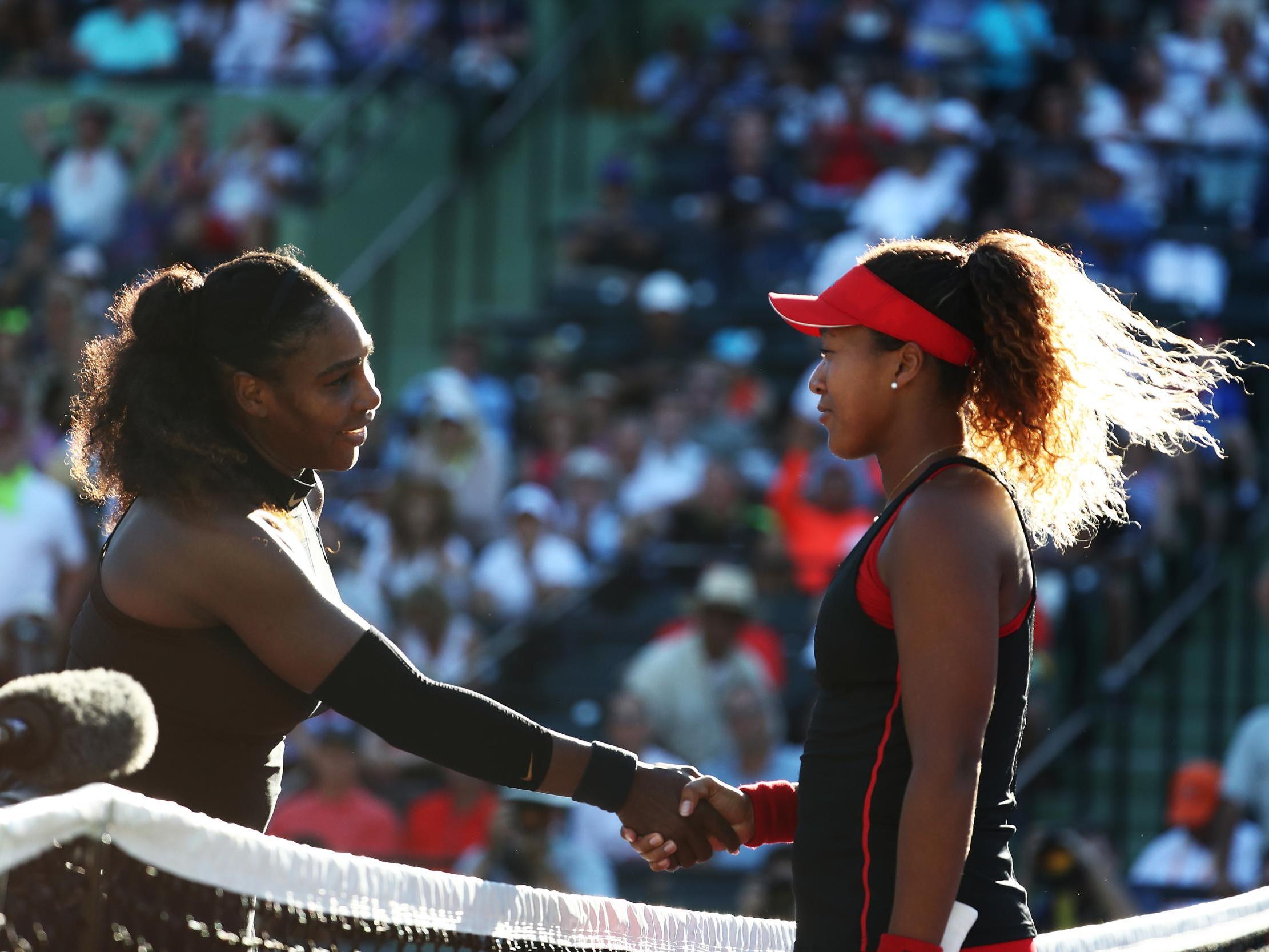 The only previous meeting between the two players came at this year's Miami Open