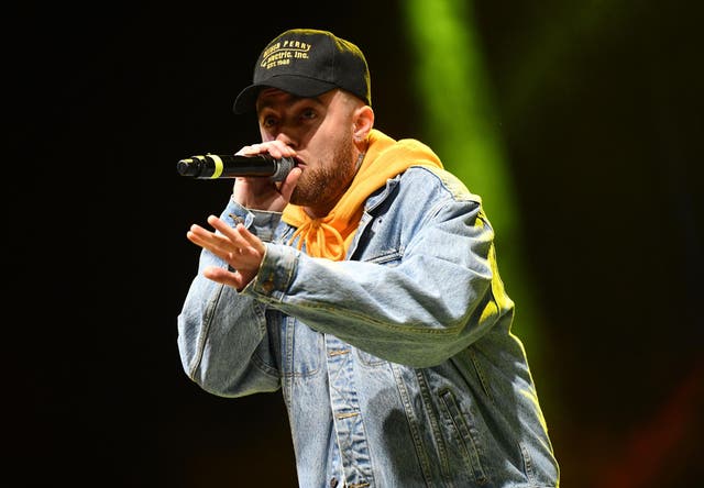 Rapper Mac Miller performs in Long Beach, California