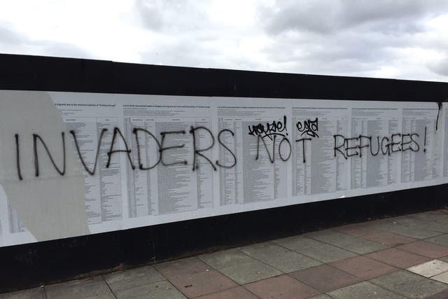 The List vandalised in Liverpool