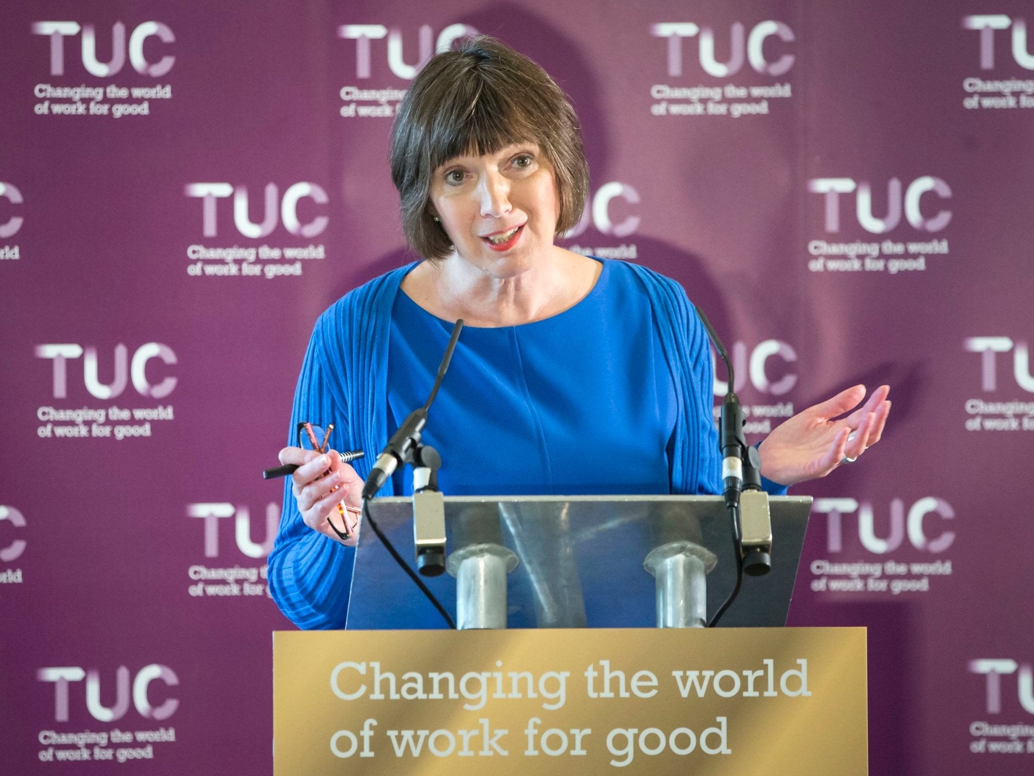 Frances O’Grady of the TUC has called for a move to a four-day working week
