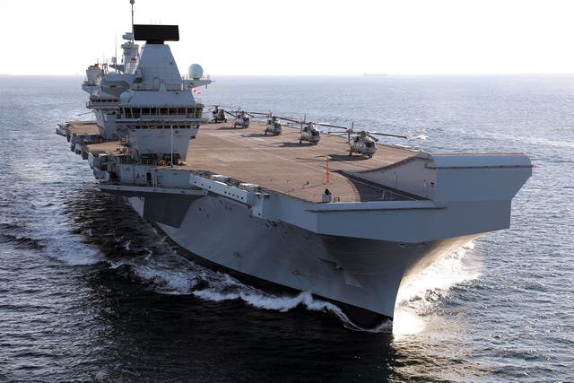 HMS Queen Elizabeth is the largest ship ever constructed for the Royal Navy