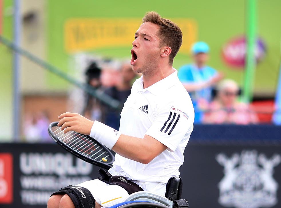 Alfie Hewett added the men's wheelchair singles title to the doubles triumph he secured with Gordon Reid