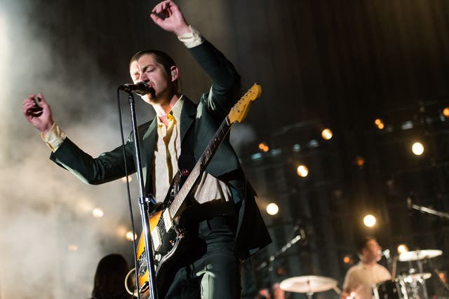 Arctic Monkeys perform at the O2 Arena