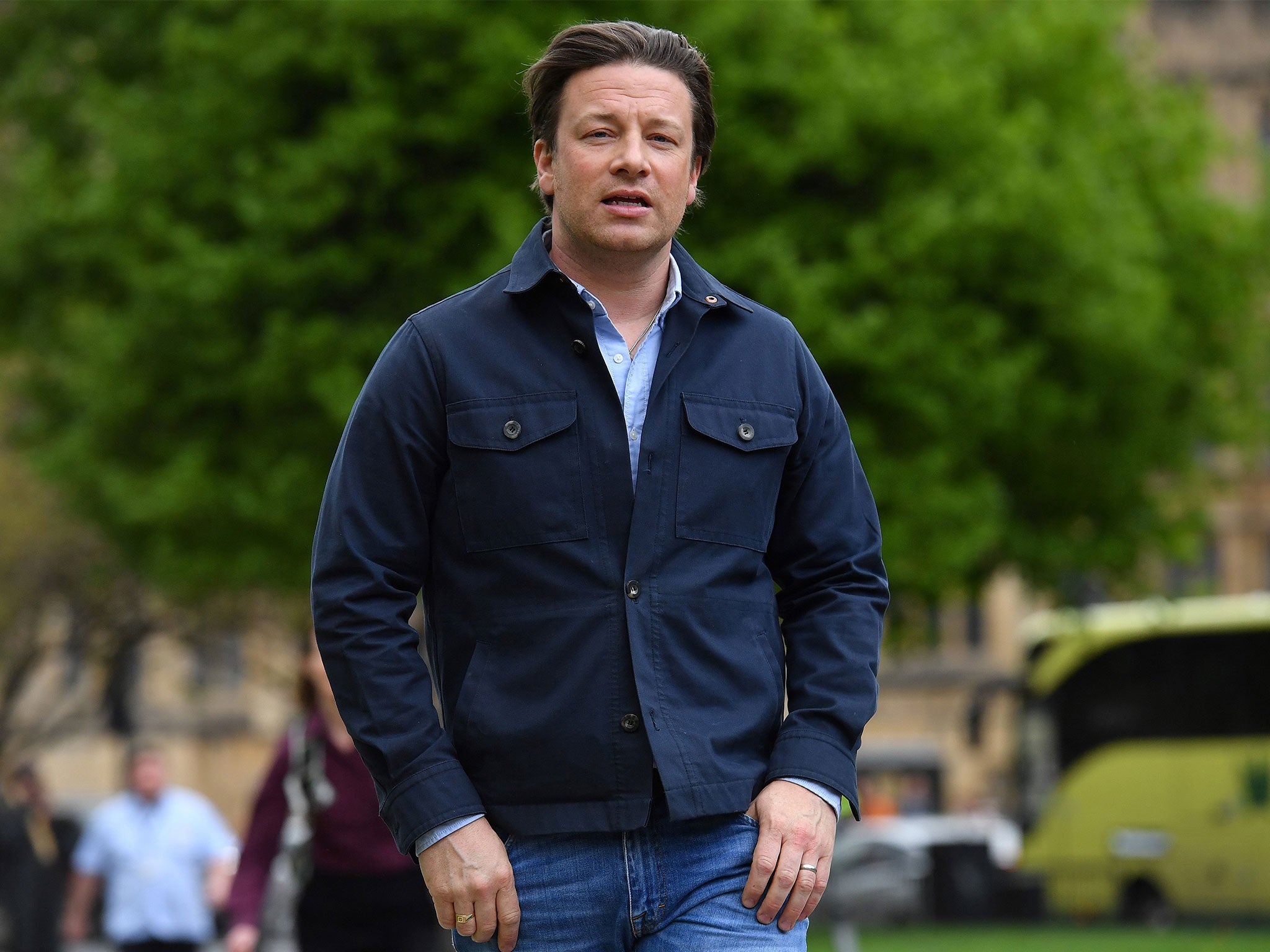 Jamie Oliver chases home intruder down street and pins him down The Independent The Independent picture photo