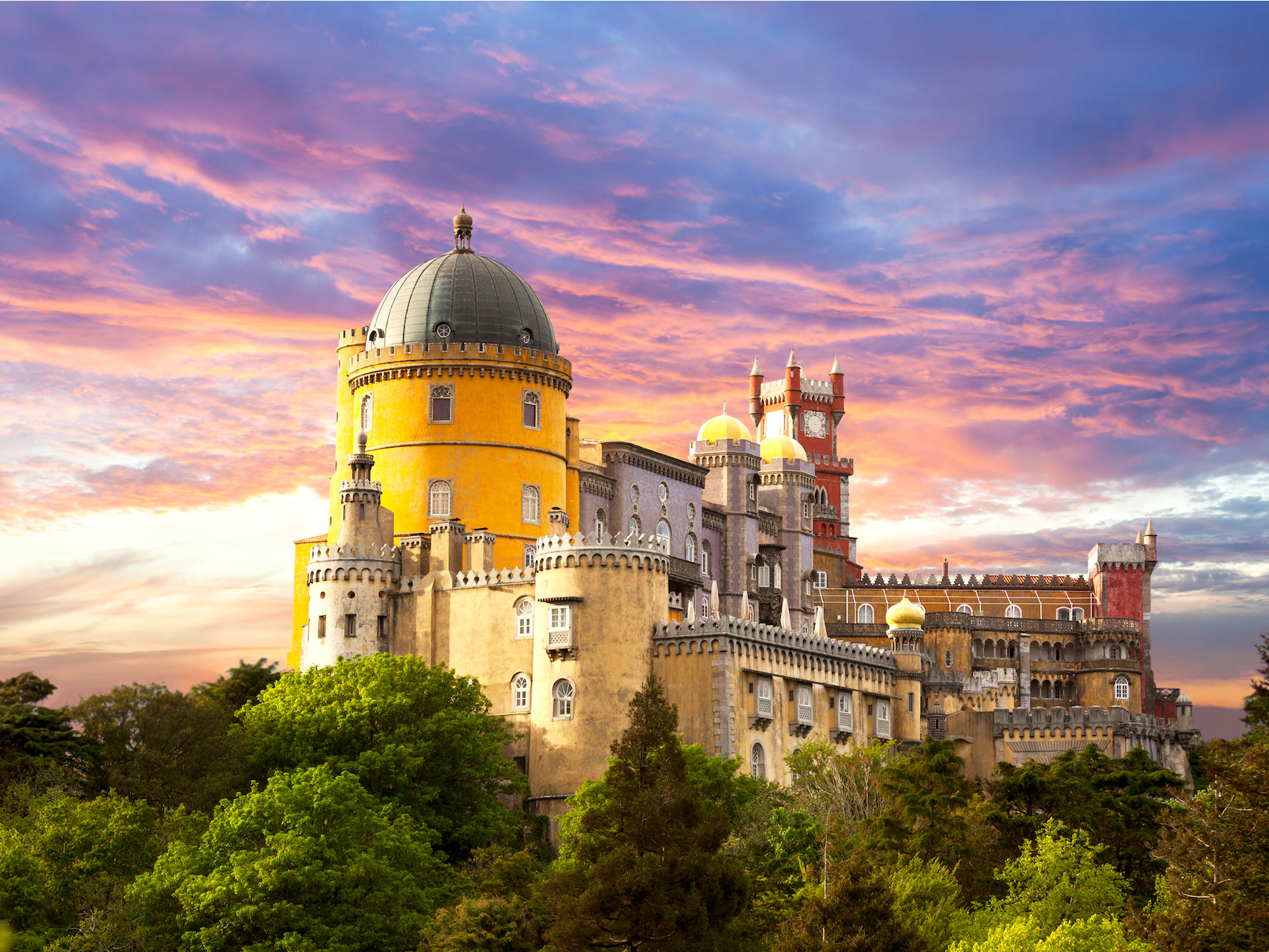 Pena National Palace is about as real as fairy-tale castles get