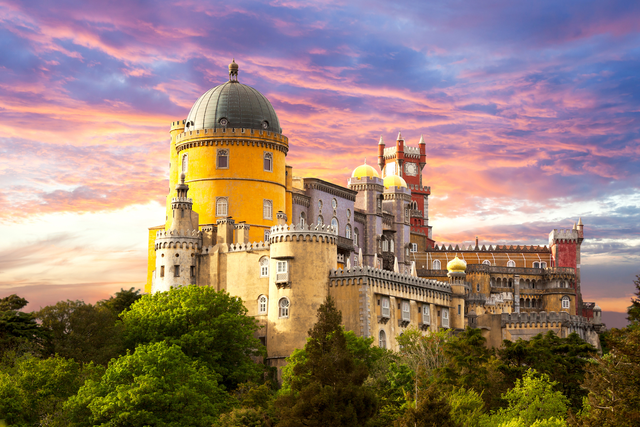 Pena National Palace is about as real as fairy-tale castles get