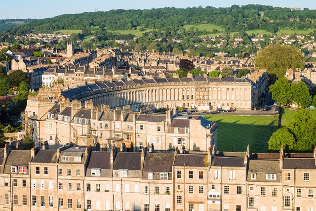 Small but majestically formed, Bath is home to the UK's only natural hot springs