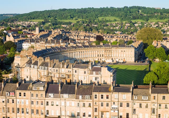 Small but majestically formed, Bath is home to the UK's only natural hot springs