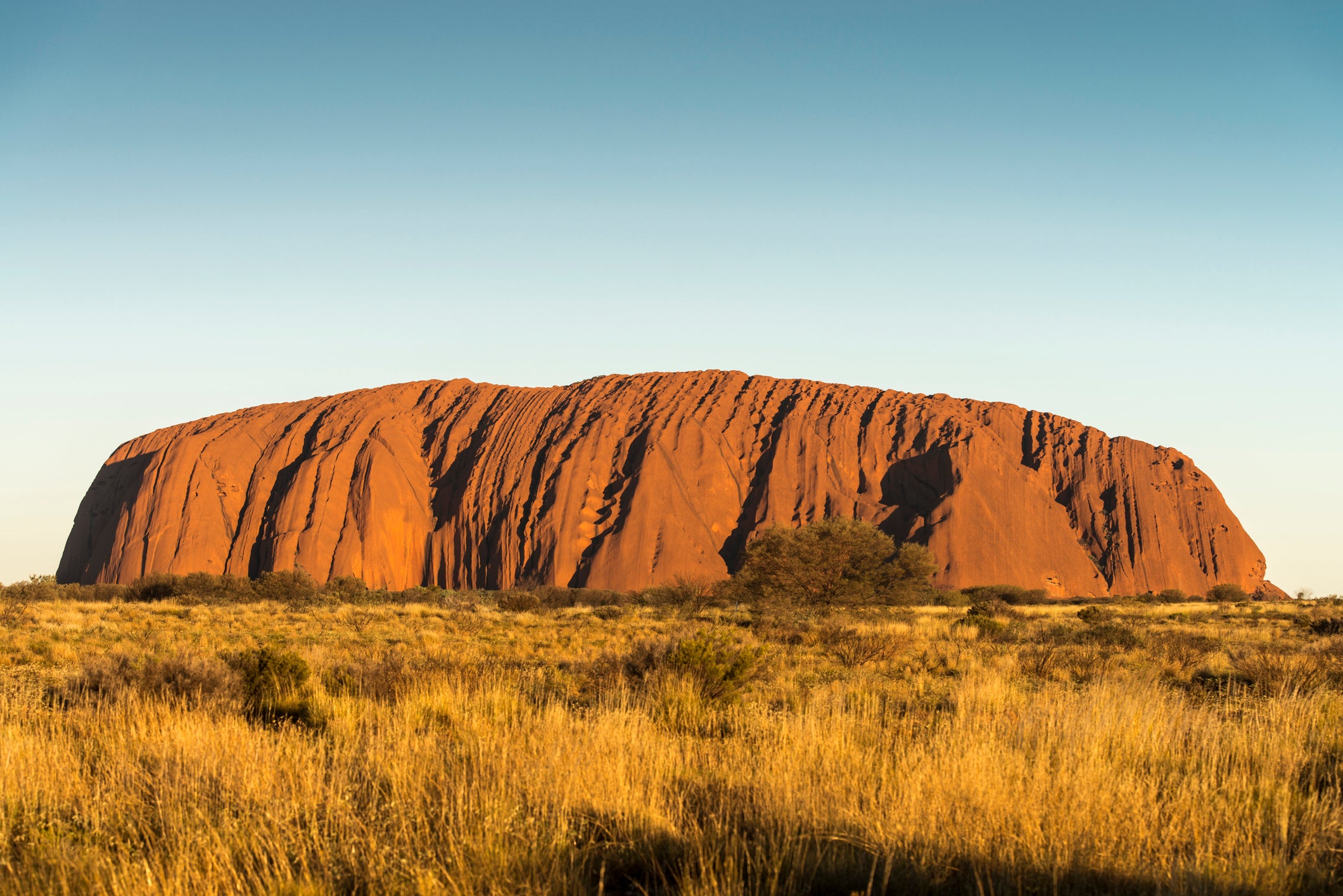Uluru, formerly known as Ayers Rock, is thought to date back around 550 million years