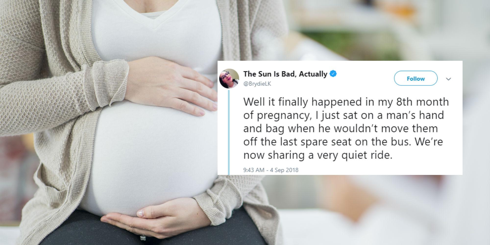 This heavily pregnant woman responded in the best possible way when a ...