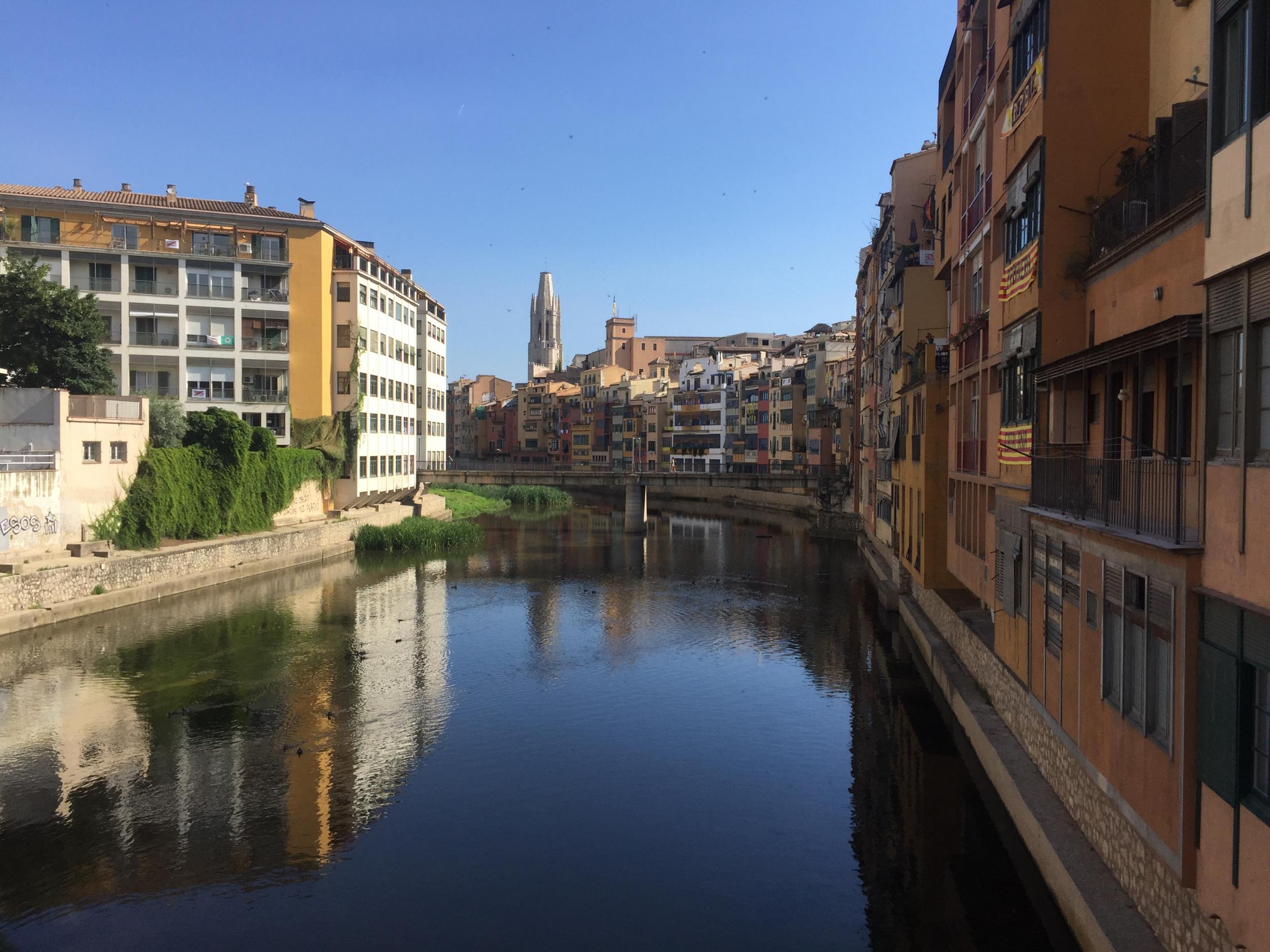 Girona is blissfully quiet compared to Barcelona