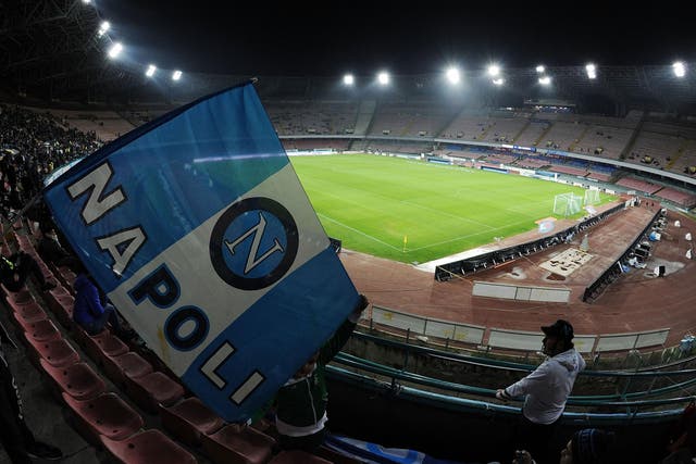 Napoli's Stadio San Paolo is currently undergoing redevelopment
