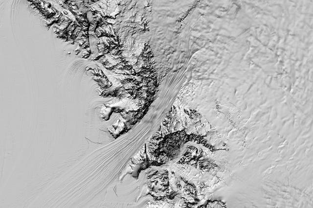 Tracking changes: the high resolution map will allow researches to better monitor the continent’s ice as the planet warms