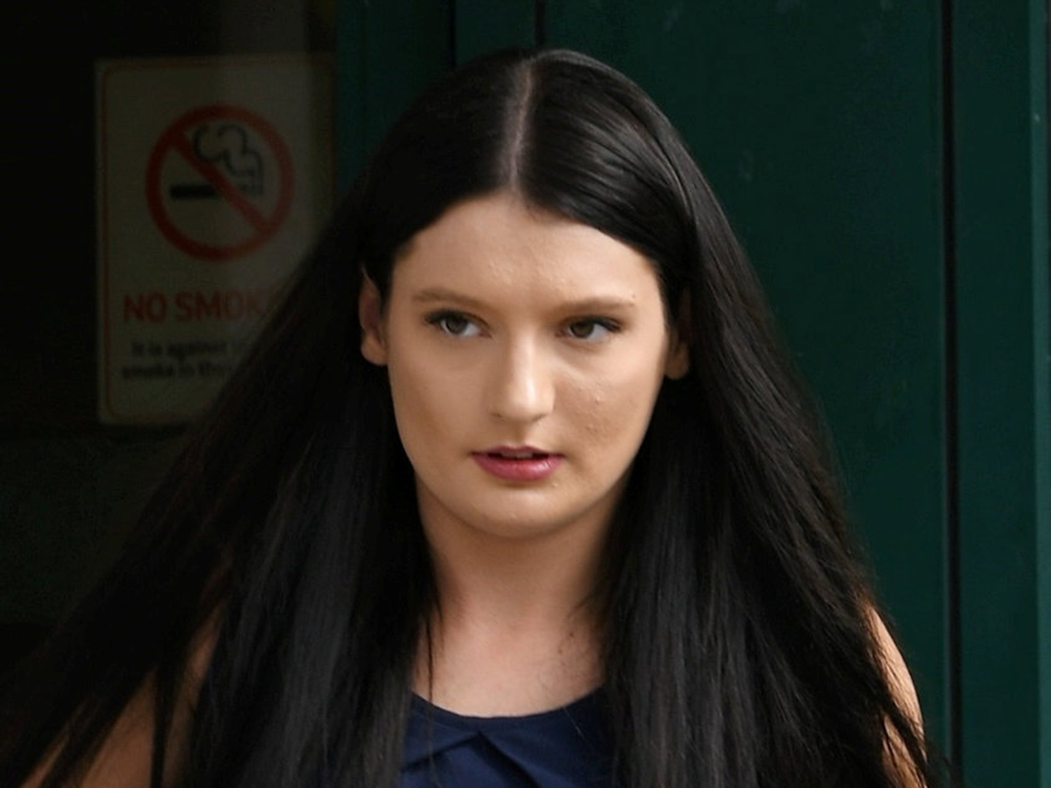 Elizabeth Wilkins, 23, denies the allegations