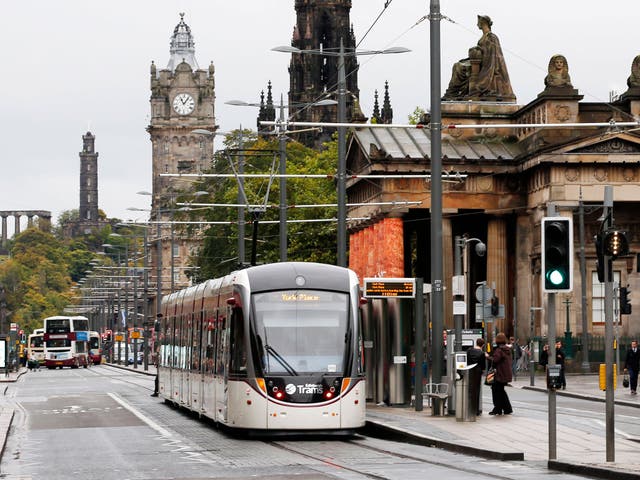 Edinburgh Trams said an investigation into the incident was under way