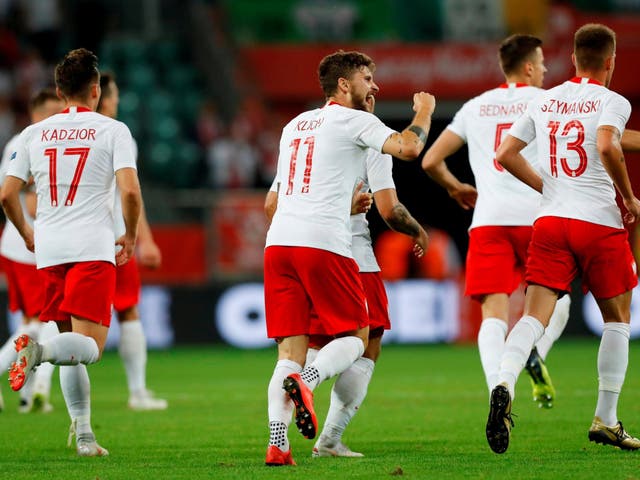 Poland struck an equaliser in the 87th minute