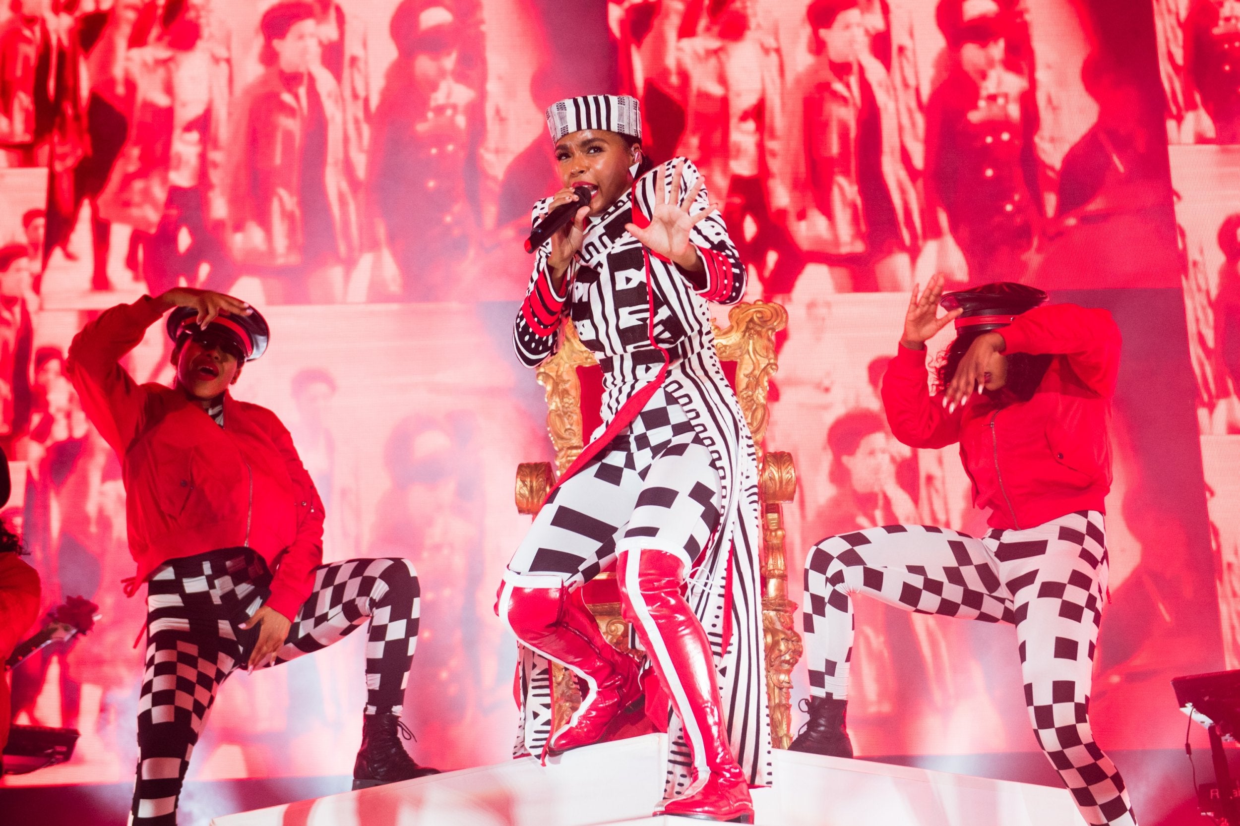 Janelle Monae performs at The Roundhouse in London