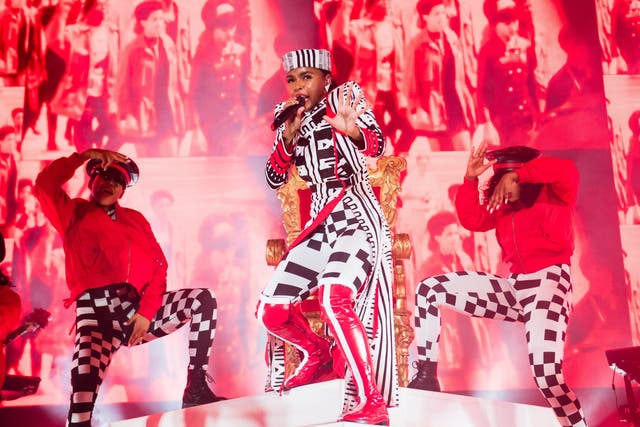 Janelle Monae performs at The Roundhouse in London