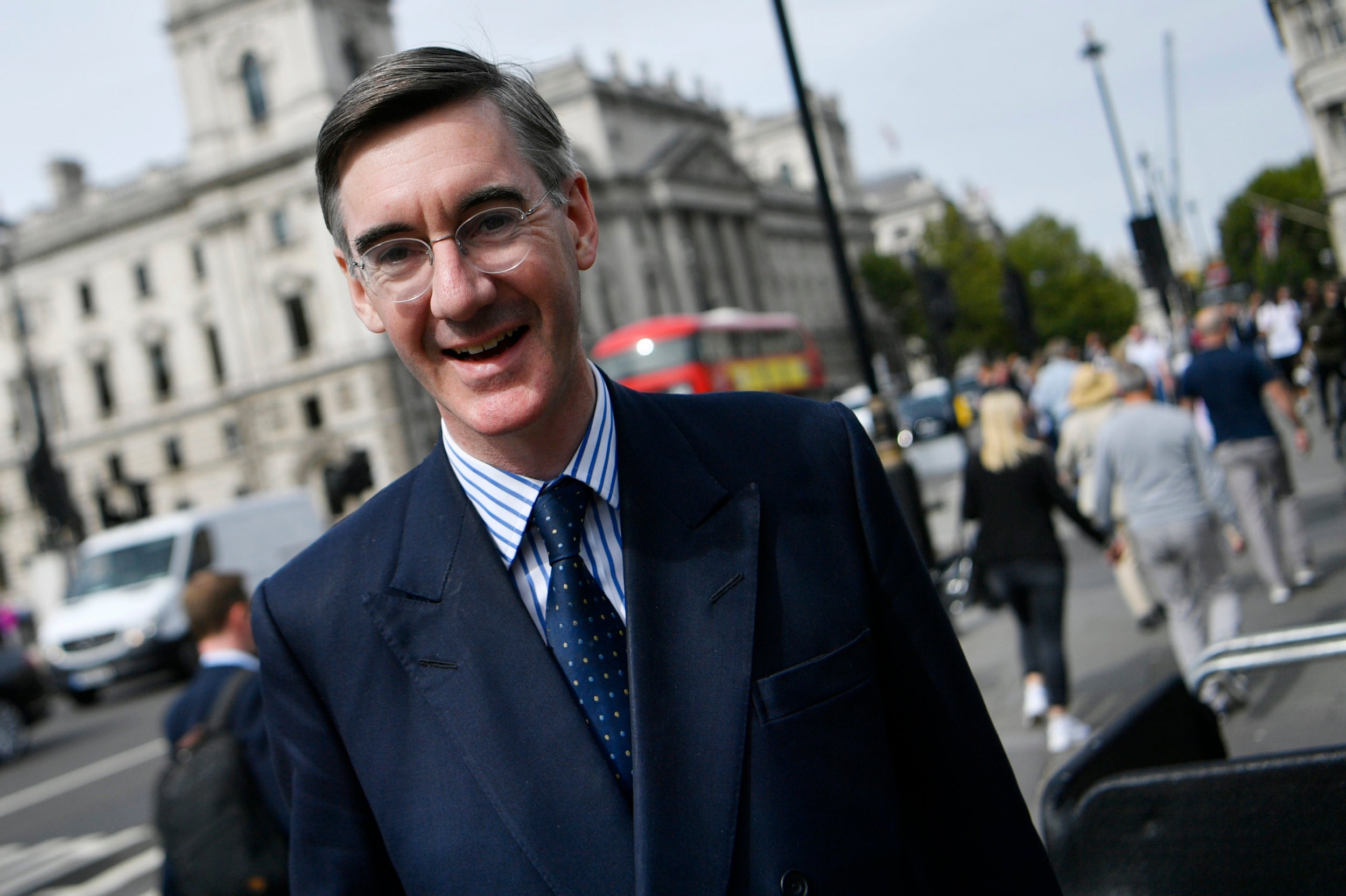 Jacob Rees-Mogg, one of the leaders of the 'full-fat' Brexit tendency in the Conservative Party, would be happy to leave and be treated just like any other non-EU country