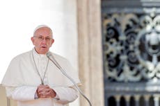 Pope admits child abuse has driven young people away from Catholicism
