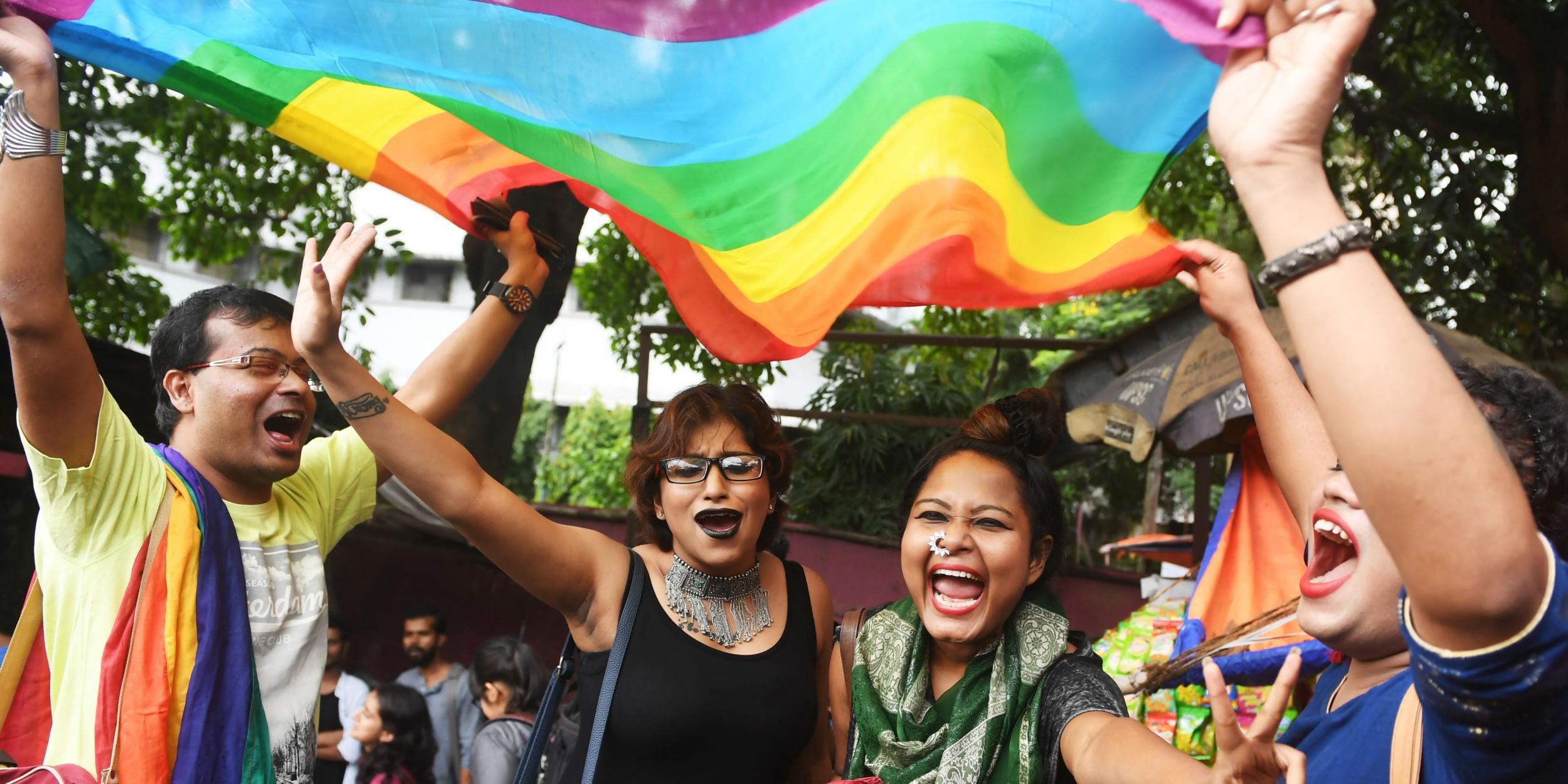Indian Lgbt Activists Offered Free Queer Hugs To Dispel Myths Around