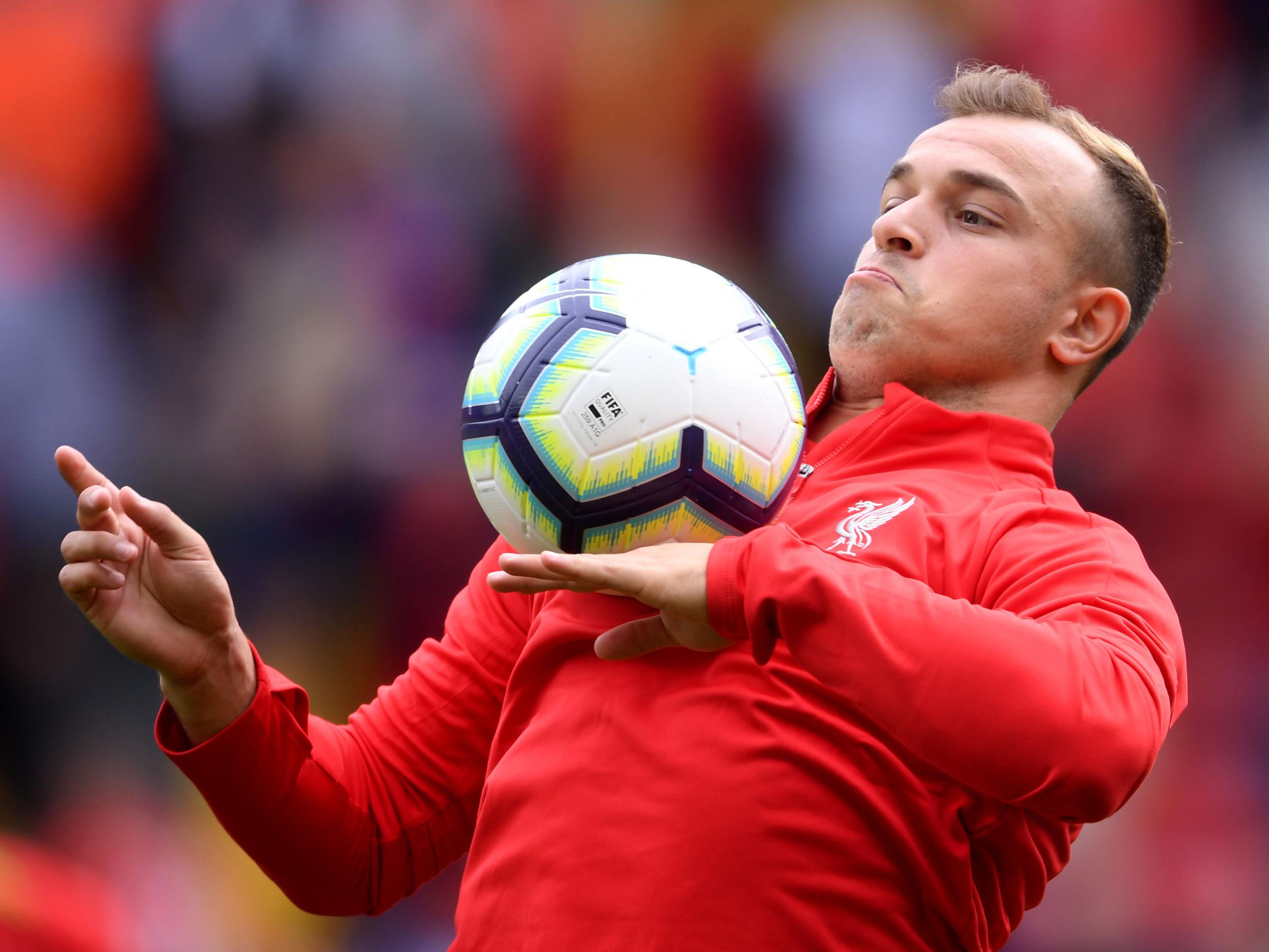 Shaqiri has managed just 27 minutes for Liverpool so far