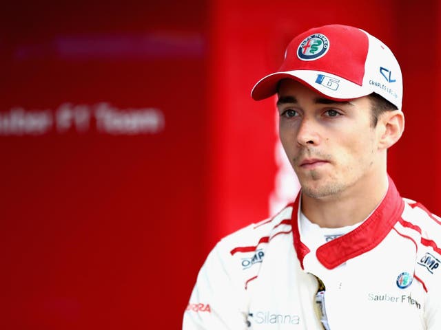 Charles Leclerc is tipped for great things in Formula One
