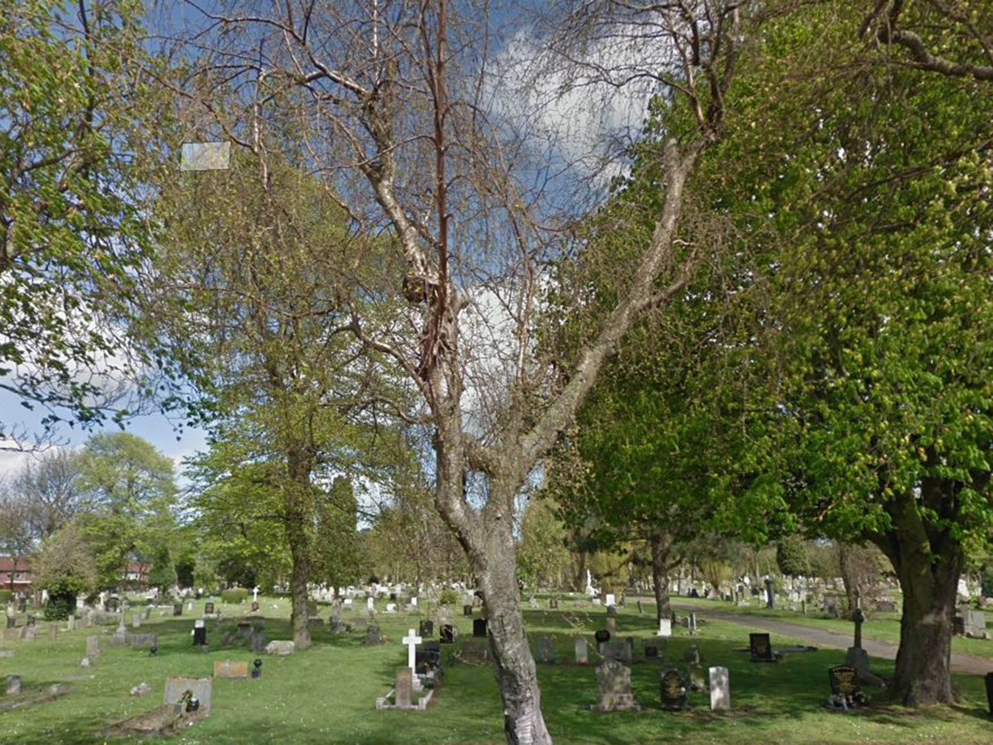 The man's body was found in Eston Cemetery
