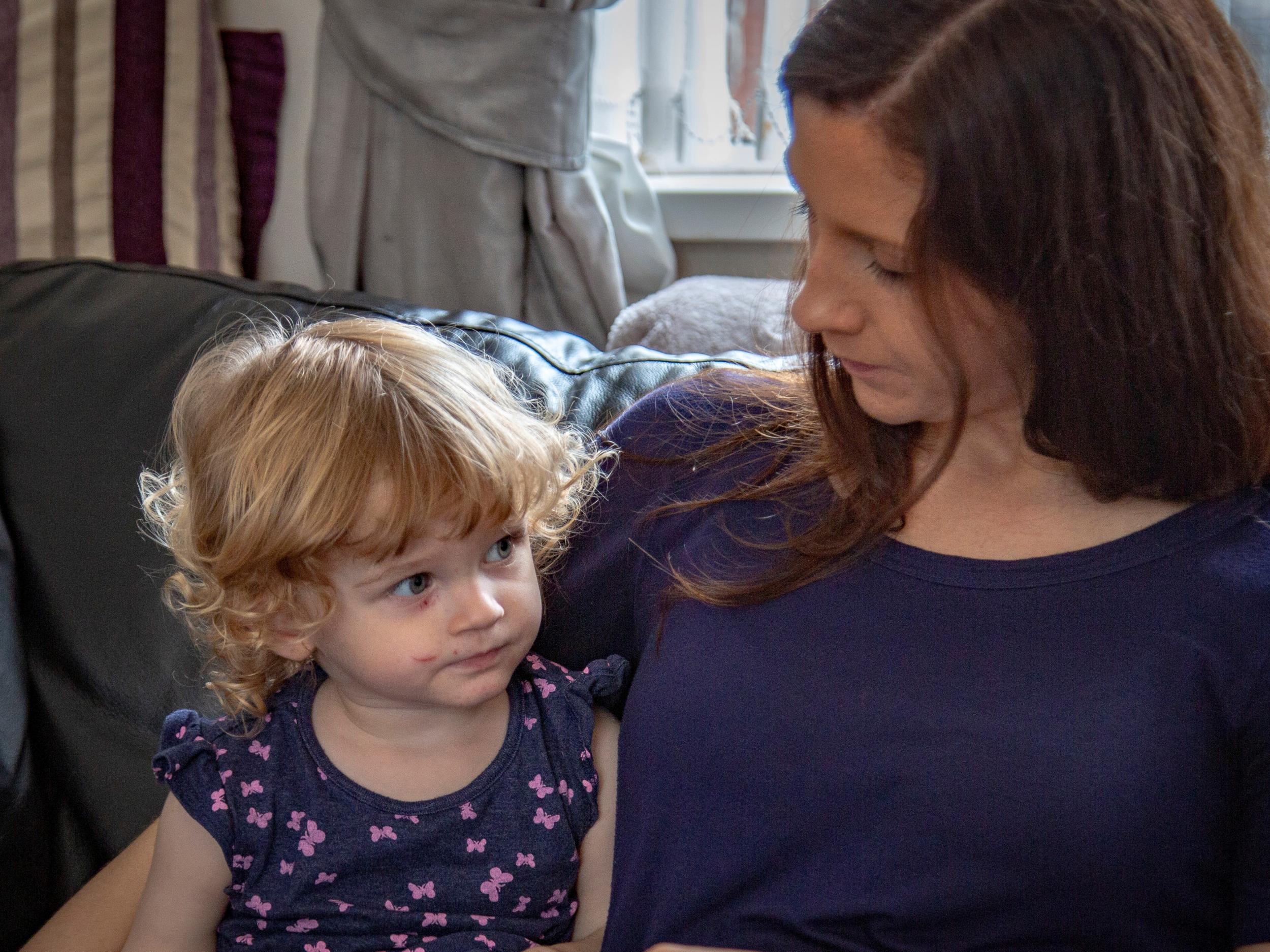 Kirsty Walkden was sent home from A&E with antibiotics for Amy's ear infection and said she dreads to think what would have happened if she hadn't listened to her instincts and gone back