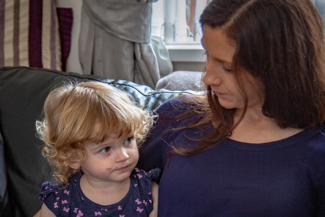 Kirsty Walkden was sent home from A&E with antibiotics for Amy's ear infection and said she dreads to think what would have happened if she hadn't listened to her instincts and gone back
